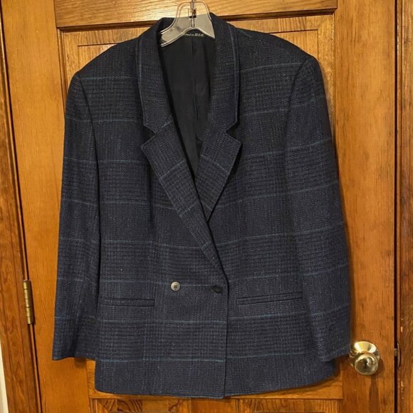Petite Portfolio Plaid Jacket - size 10P - Picture 1 of 5